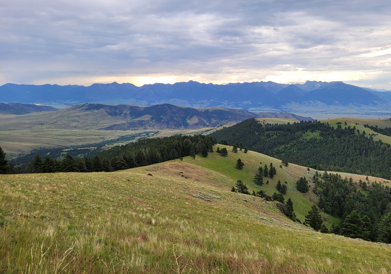 Rolling Montana hills at sunset — easy nature walk